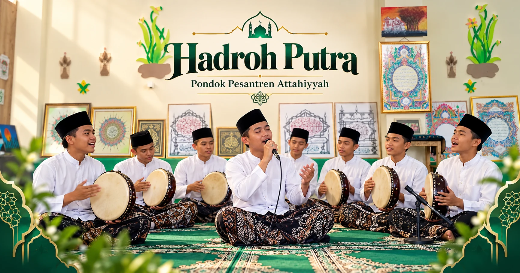 Dokumentasi Hadroh Putra Pondok Pesantren Attahiyyah