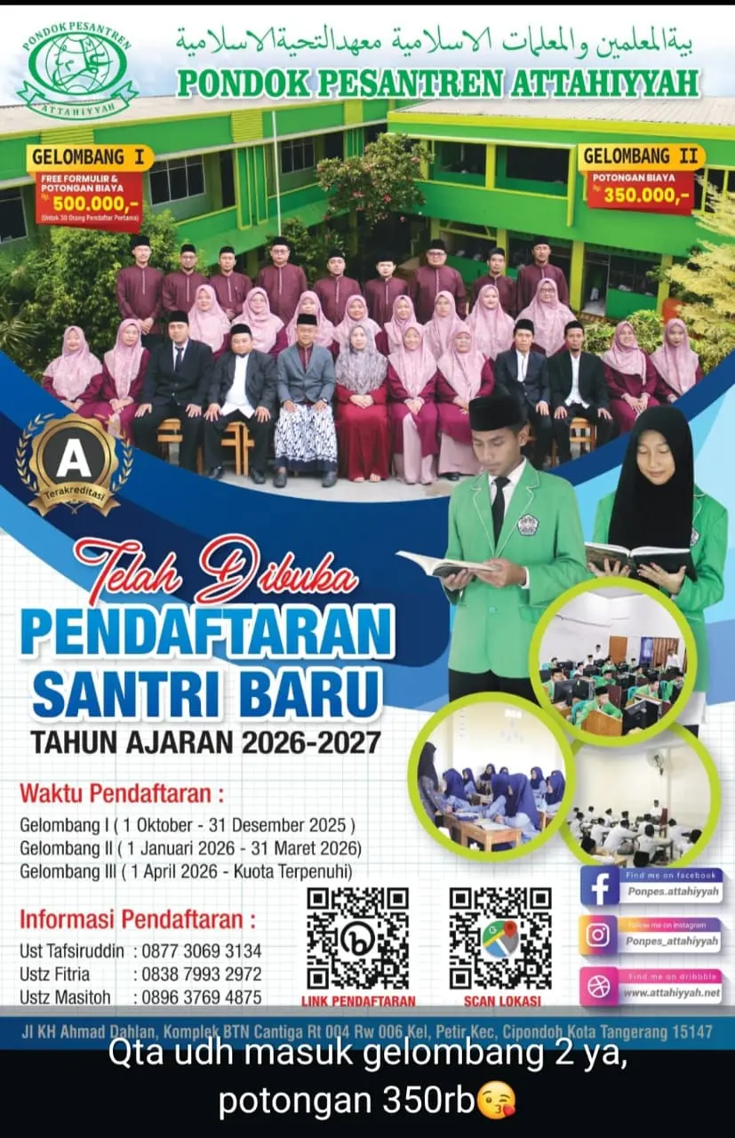 Gedung Pondok Pesantren Attahiyyah