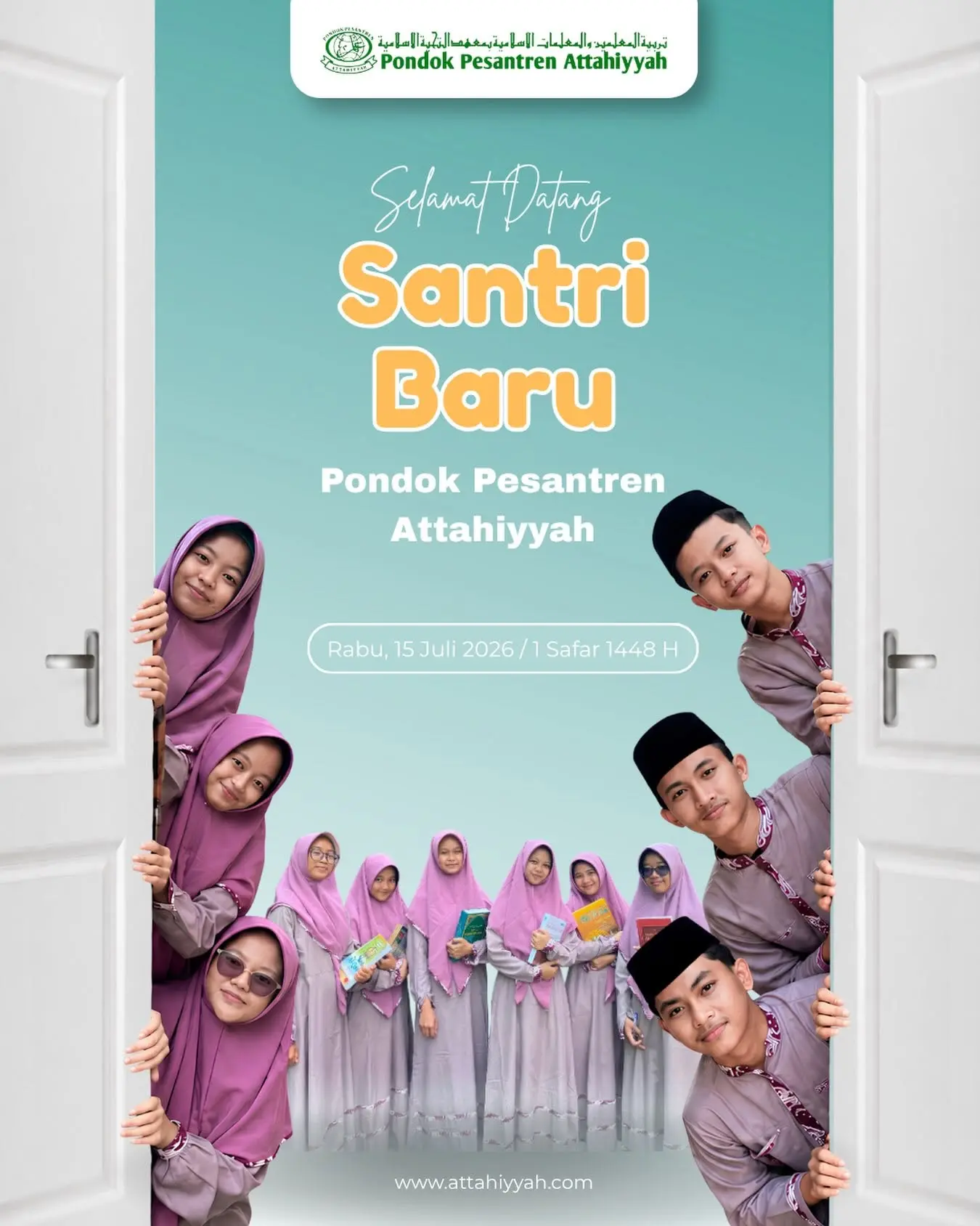 Santri putri Attahiyyah membaca Al-Qur’an