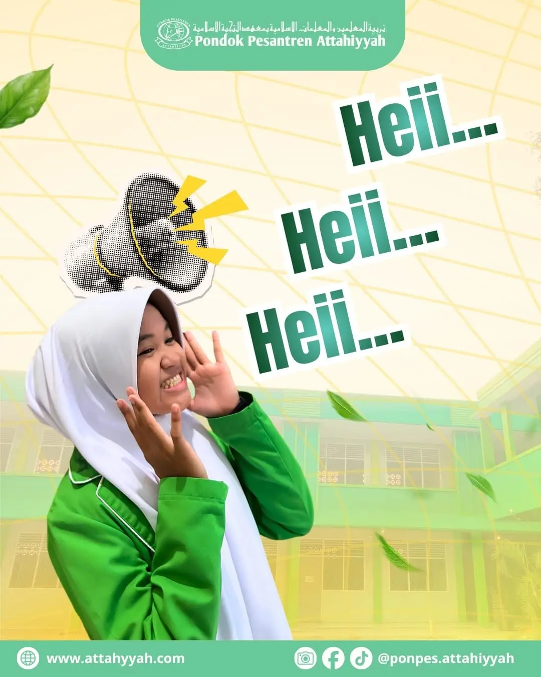 Ajakan ceria mengikuti kegiatan Attahiyyah